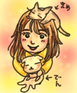 Rieイラスト（ひよちゃんの飼い主に描いてもらいました。サンキュ！）